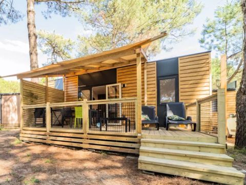 MOBILHOME 6 personnes - Cottage Lilas 4 Pièces 6 Personnes Climatisé + TV  2 sdb ****