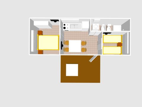 MOBILHOME 4 personnes - Type B plus