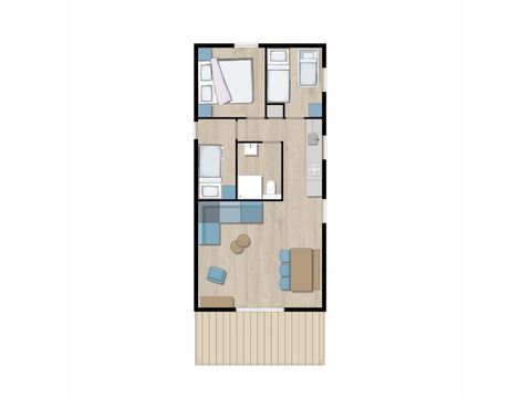BUNGALOW 5 personnes - Papillons Venhuis