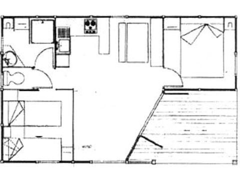 CHALET 5 personnes - Bungalow Spacieux