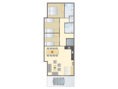 APPARTEMENT 8 personnes - Appartement de vacances pour 8 personnes