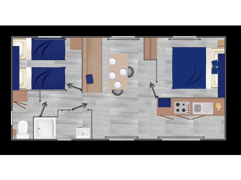 MOBILHOME 4 personnes - Declick