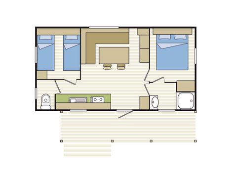 MOBILHOME 6 personnes - OHANA