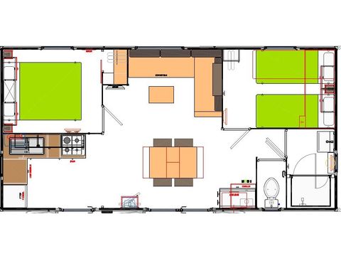 MOBILHOME 4 personnes - Macao