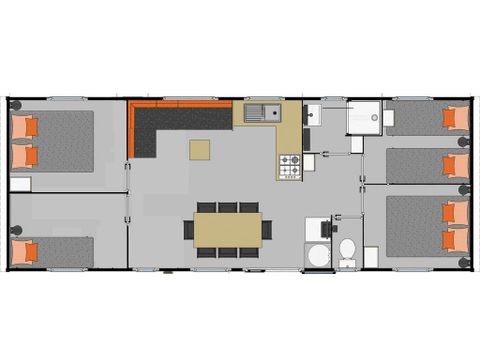 MOBILHOME 8 personnes - Padang Padang