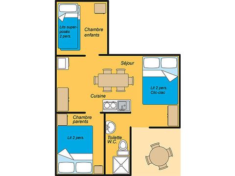 CHALET 4 personnes - BUFFORD ESTWOOD SEAMUS