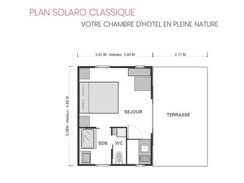 CHALET 2 personnes - CABANE 2 PERSONNES PREMIUM SUR PILOTIS