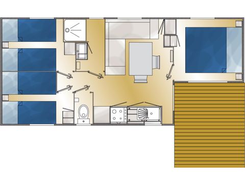 MOBILHOME 6 personnes - DECLIK