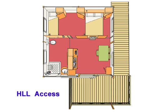 CHALET 3 personnes - MOREA PMR