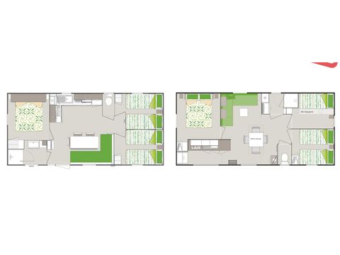 MOBILHOME 8 personnes - TEXAS STANDARD