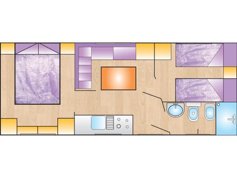 MOBILHOME 6 personnes - CLASSIC
