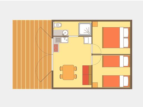 TENTE 6 personnes - Cabane Lodge