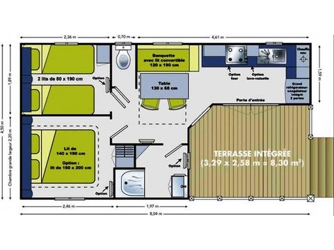 MOBILHOME 4 personnes - SOLEO