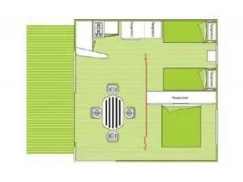 TENTE 5 personnes - Cyrus 2 chambres