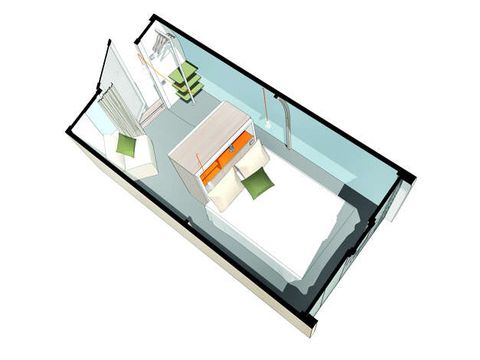 BUNGALOW TOILÉ 2 personnes - Coco Sweet (sans sanitaires)