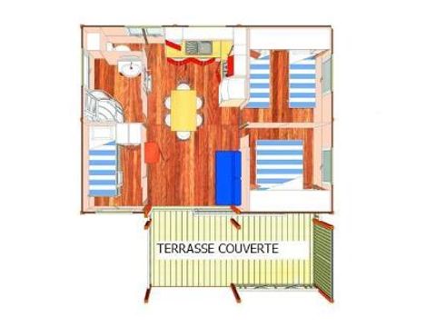 CHALET 8 personnes - BOIS avec terrasse