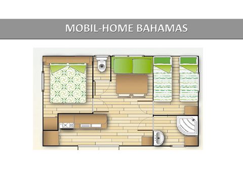 MOBILHOME 4 personnes - Loggia classic  31m²