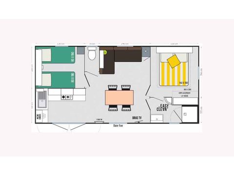 MOBILHOME 4 personnes - COTTAGE 4