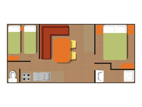 MOBILHOME 4 personnes - MERCURE
