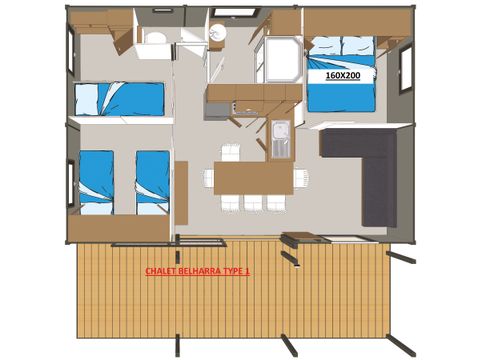 CHALET 6 personnes - BELHARRA 5/6 personnes - 3 chambres