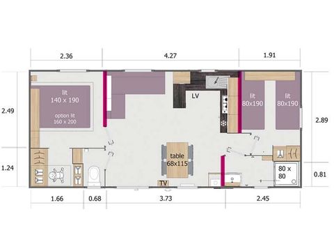 MOBILHOME 6 personnes - Bien être
