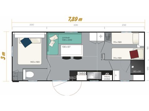 MOBILHOME 5 personnes - Titania