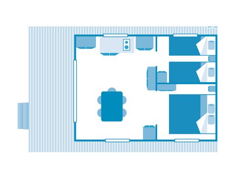 TENTE TOILE ET BOIS 4 personnes - TENTE Trappeur 4p 2ch **