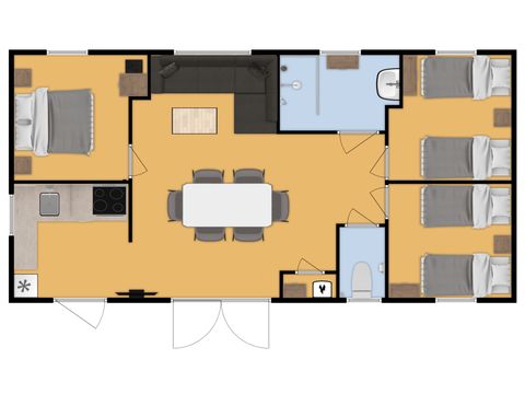 MOBILHOME 6 personnes - Lavande