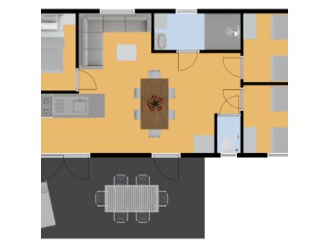 MOBILHOME 6 personnes - Marjolaine