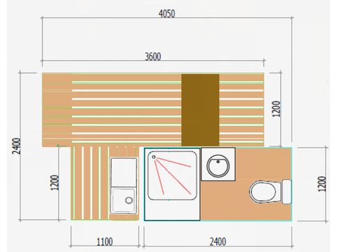 Emplacement - Forfait Premium : emplacement 10A équipé d'une freecamp Guinguette