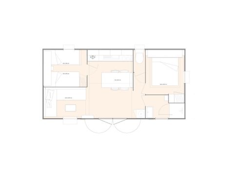 MOBILHOME 4 personnes - LILAS