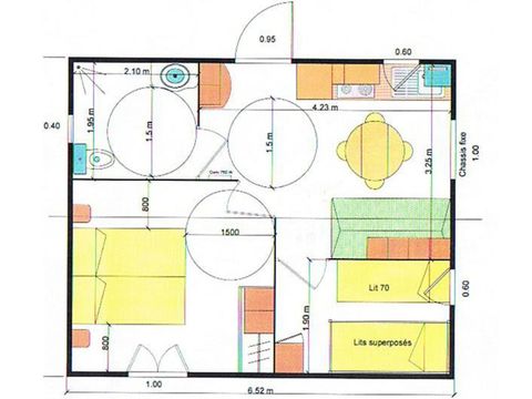 CHALET 4 personnes - CRL - 2 chambres + terrasse - PMR