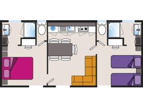 MOBILHOME 4 personnes - VIP Zen