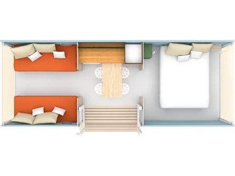 BUNGALOW TOILÉ 4 personnes - COCO SWEET