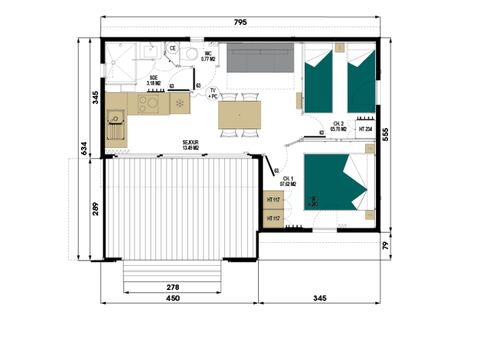 CHALET 4 personnes - Chalet bois