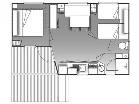 MOBILHOME 4 personnes - OHARA 734