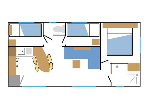 MOBILHOME 6 personnes - VISIO