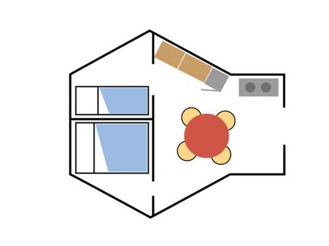 TENTE TOILE ET BOIS 4 personnes - Tipi Standard 18m² -  2ch - Sans sanitaire
