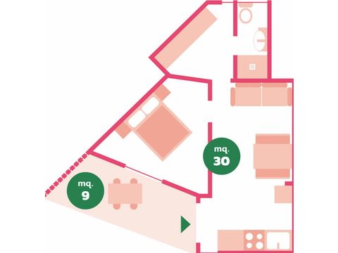 Chalet 4 personnes - CAMELIA