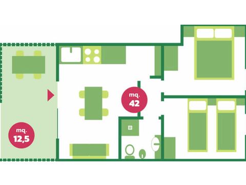 Maison 4 personnes - ECO ORCHIDEA
