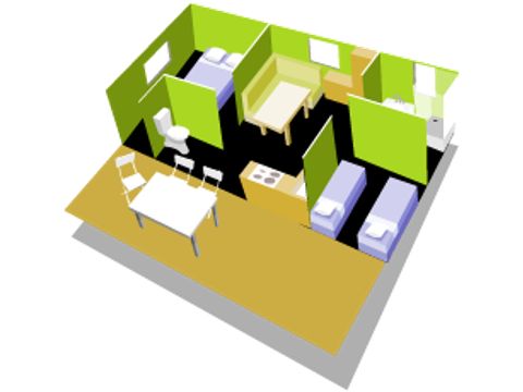 MOBILHOME 6 personnes - Louisiane