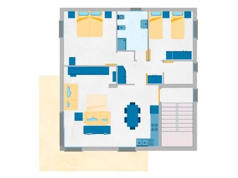 APPARTEMENT 6 personnes - TRILOCALE SUPERIOR / 3 pièces superior 65 m² (rez du jardin ou 1er étage)