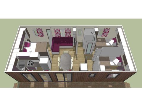 MOBILHOME 6 personnes - COTTAGE SAUTERNES