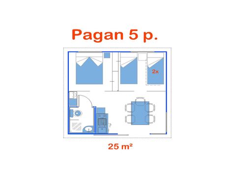 TENTE 5 personnes - Pagan