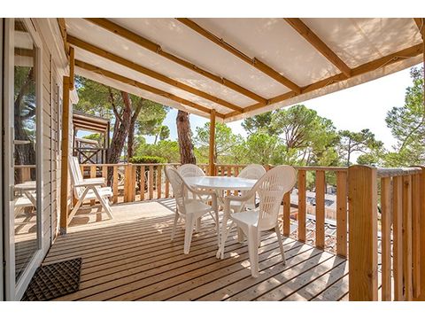 Mobilhome 6 personnes - Comfort XL | 2 Ch. | 4/6 Pers. | Terrasse surélevée | Clim.