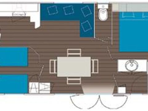 MOBILHOME 4 personnes - SAVANNAH