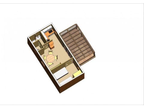 CHALET 4 personnes - S150 - CLIM - TV - DRAPS - MENAGE FINAL