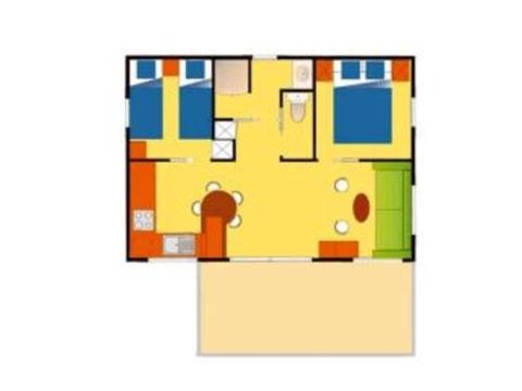 CHALET 6 personnes - Chalet Ciela Family PMR - 2 chambres