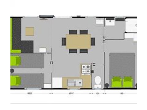 MOBILHOME 6 personnes - Modulo