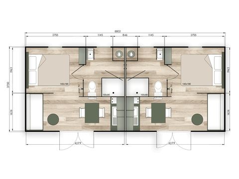 STUDIO 2 personnes - confort  2 personnes